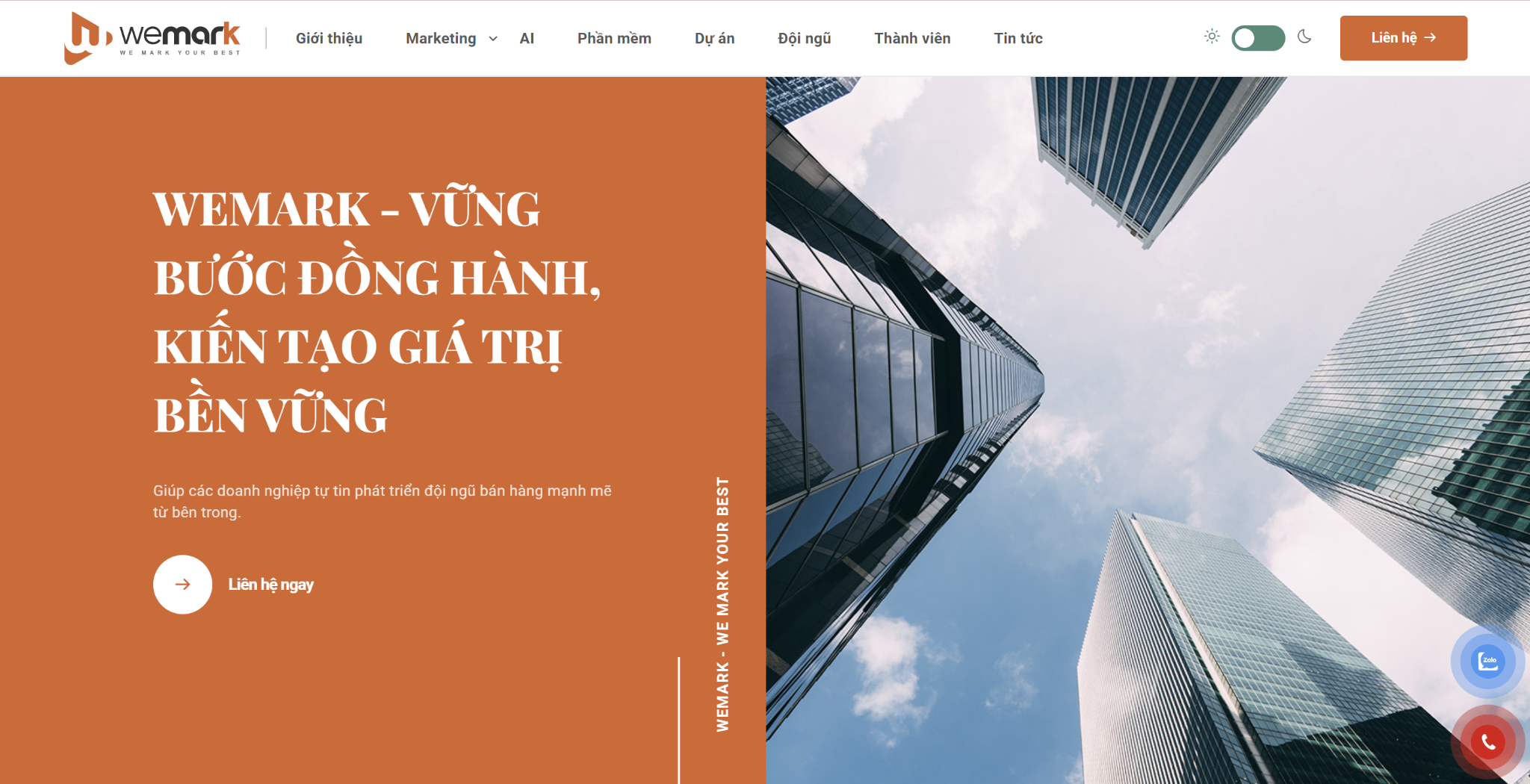 Wemark giải pháp phòng marketing thuê ngoài tiềm năng