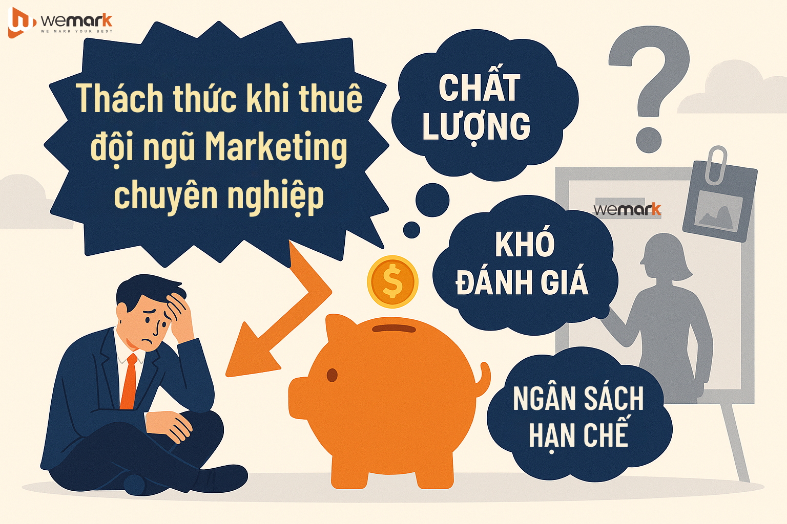 Thách thức khi thuê đội ngũ Marketing chuyên nghiệp