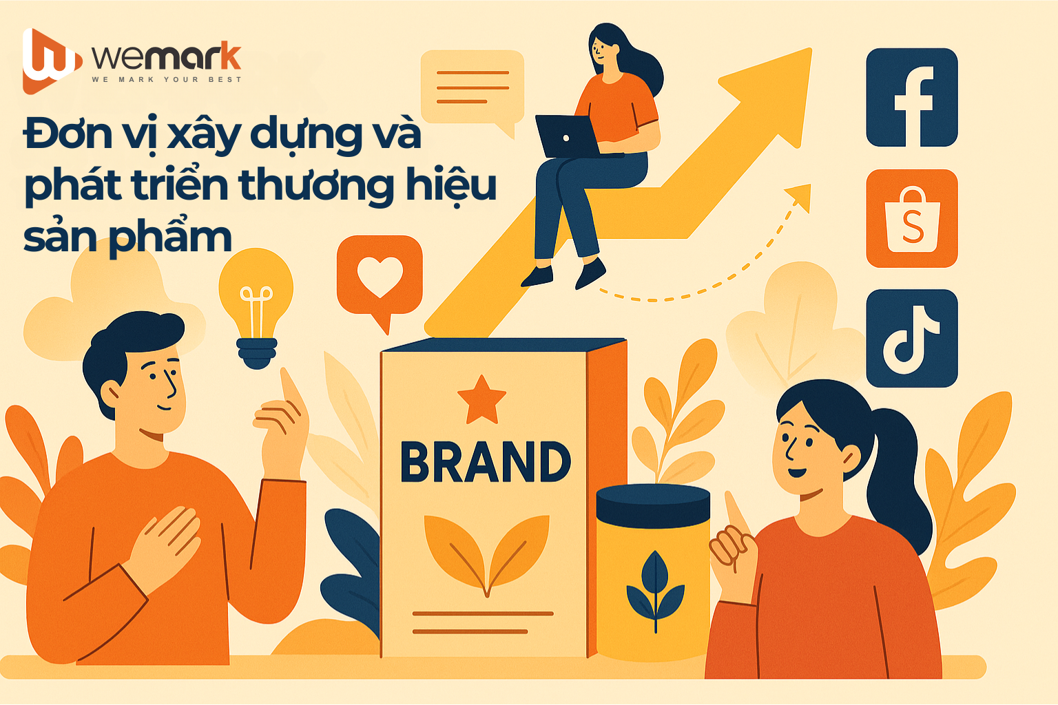 WeMark - Đơn vị xây dựng và phát triển thương hiệu sản phẩm