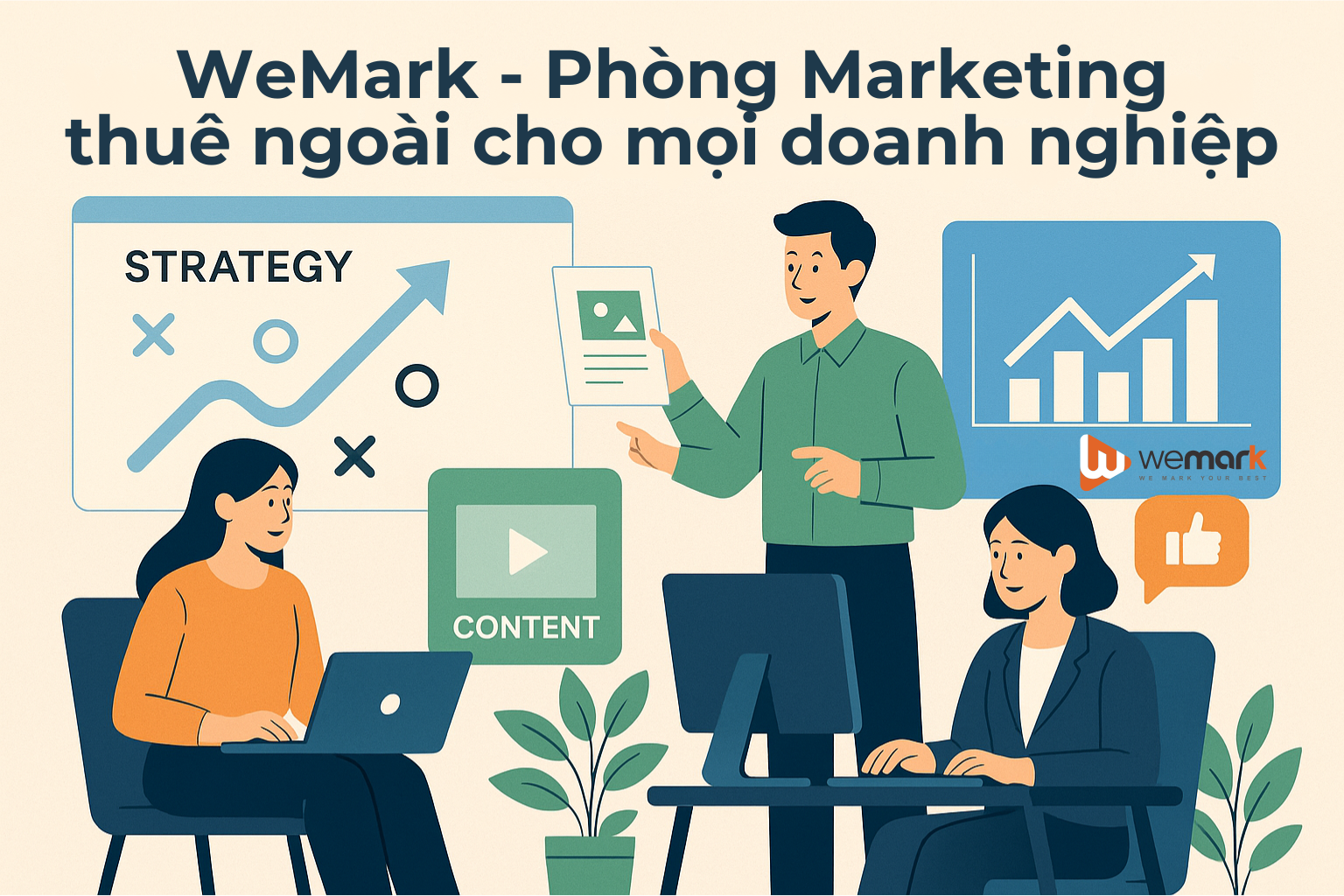 WeMark - Phòng Marketing thuê ngoài cho mọi doanh nghiệp